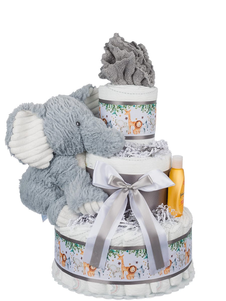 Koala Bear for Boys Diaper Cake exclusive at Lil' Baby Cakes