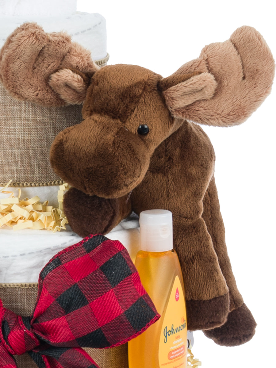 Moose plush animal