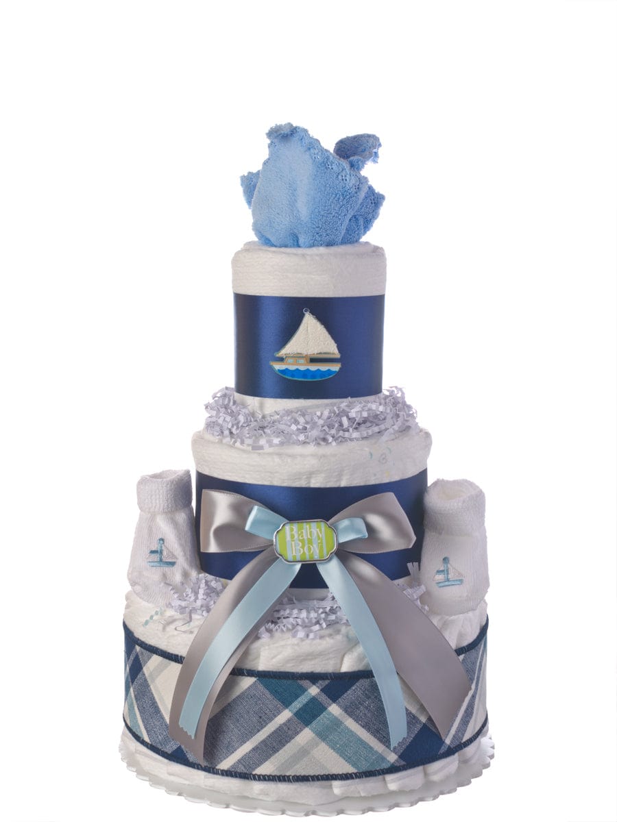 1 Tier Square Sheet Diaper Cake Baby Shower Centerpiece Gift Boy Girl  Unisex | eBay