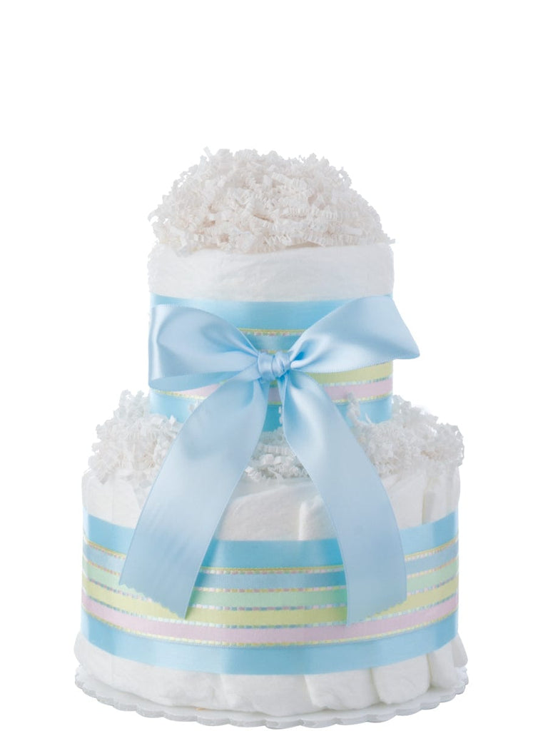 Mini diaper hot sale cakes with balloons