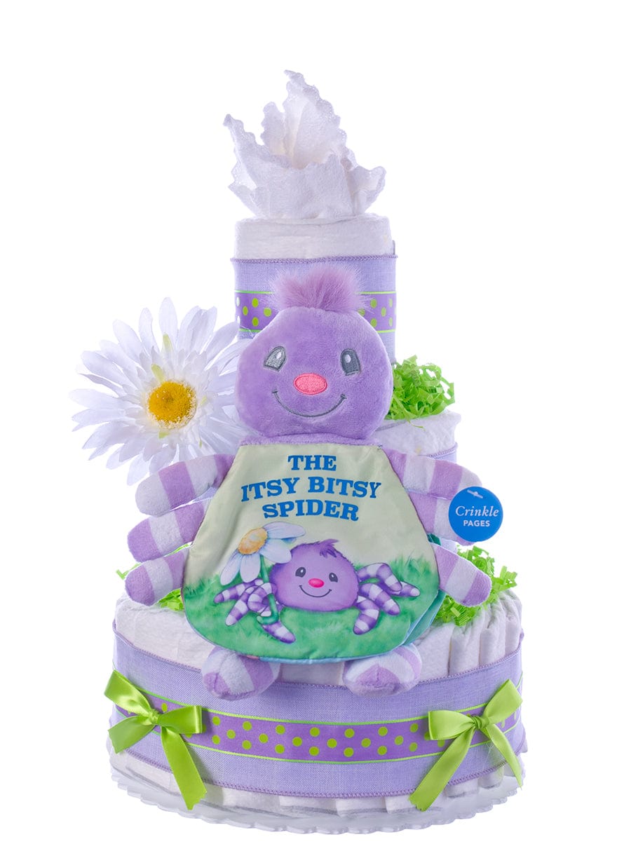 Diaper Cake Baby Shower Centerpieces | Abby Organizes